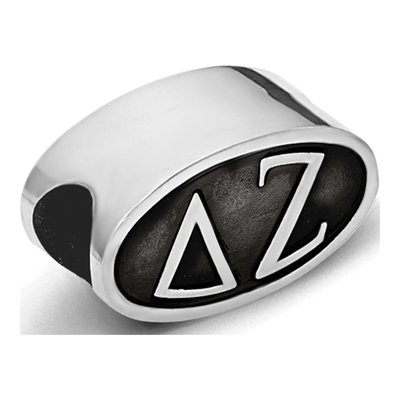 Delta Zeta Sterling Silver Enameled Bead – view 4