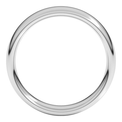Sterling Silver 5mm Comfort-Fit European Wedding Band – view 2