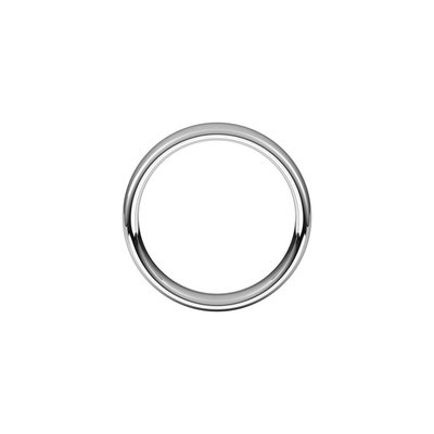 Sterling Silver 5mm Comfort-Fit European Wedding Band – view 3
