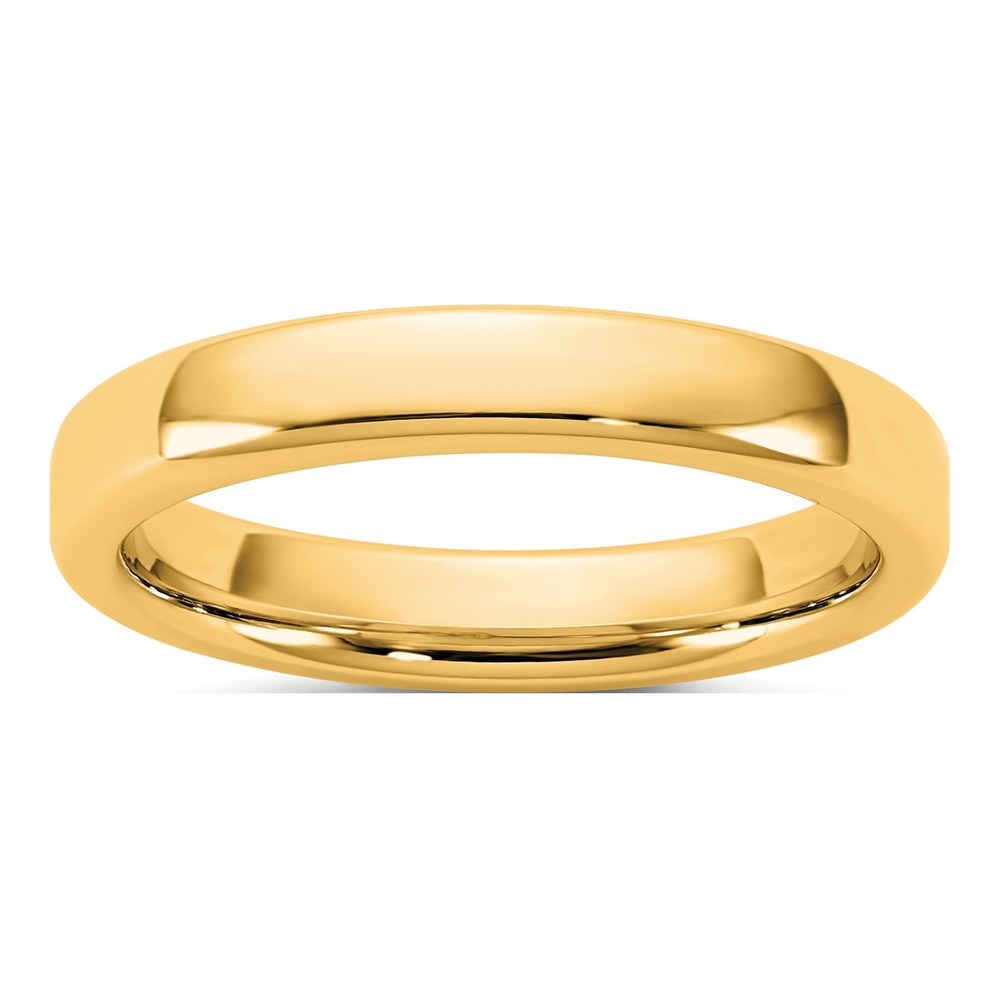 14K Yellow Gold 3.5mm European Comfort Fit Band Size 4