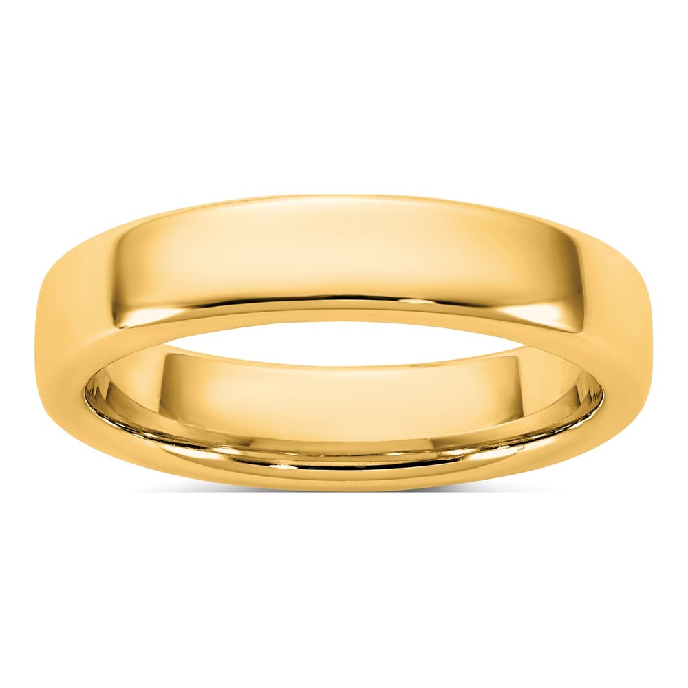 14K Yellow Gold 4.5mm European Comfort Fit Band Size 4