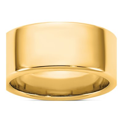 14K Yellow Gold 9mm Domed European Comfort-Fit Wedding Band