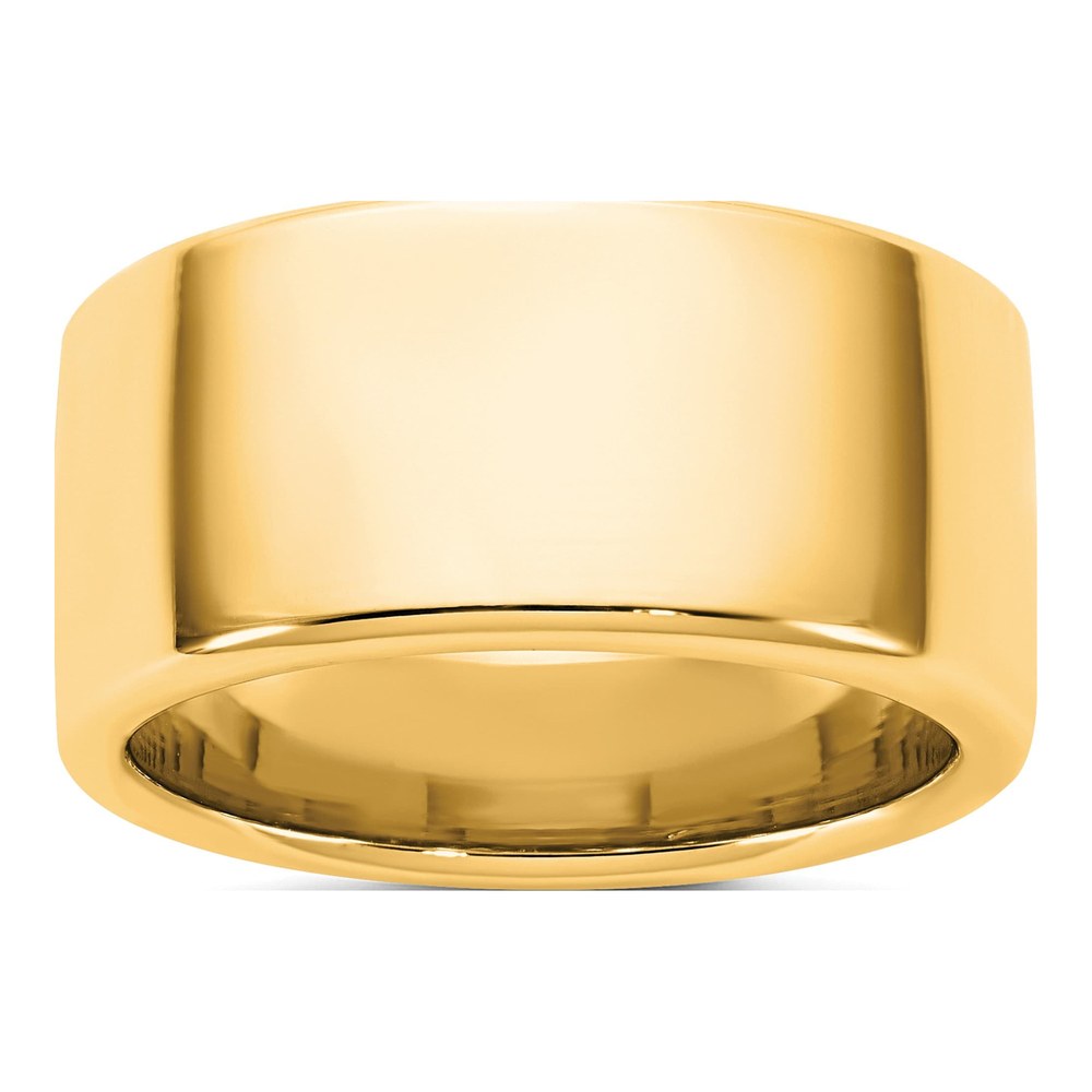14K Yellow Gold 10mm European Comfort Fit Band Size 5