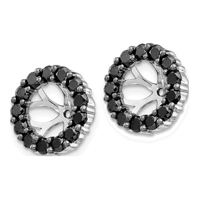 14K White Gold 1 ct tw Diamond Earring Jackets – view 2