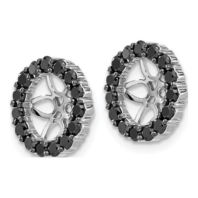 14K White Gold 1.05 ct tw Diamond Earring Jackets – view 2