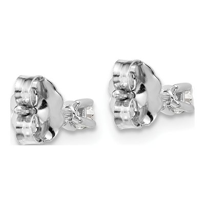 14K White Gold 1/10 ct tw 2.3mm Round Lab-Grown Diamond Stud Earrings – view 5