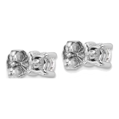14K White Gold 5/8 ct tw 4.4mm Round Lab-Grown Diamond Stud Earrings – view 5