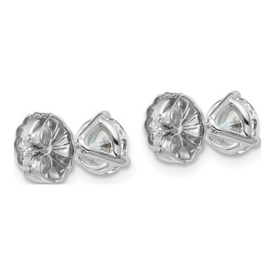 14K White Gold 1 3/4 ct tw 6mm Round Lab-Grown Diamond Stud Earrings – view 5