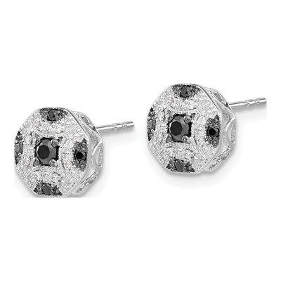 14K White Gold 1/4 ct tw 2.5mm Round Diamond Stud Earrings – view 2