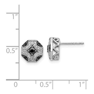 14K White Gold 1/4 ct tw 2.5mm Round Diamond Stud Earrings – view 4