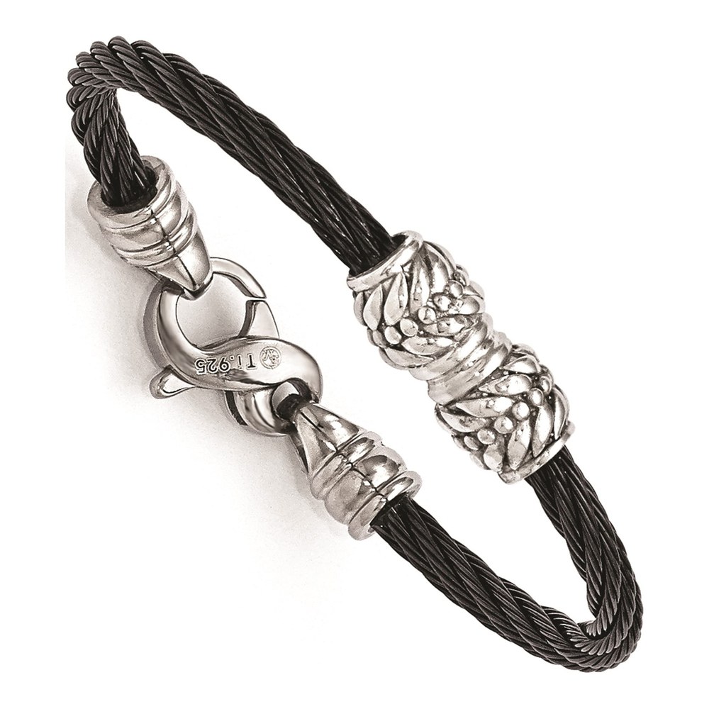 Titanium & Sterling Silver Kids' Bracelet