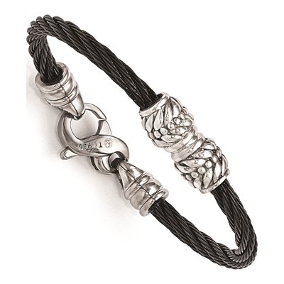 Titanium & Sterling Silver Kids' Bracelet