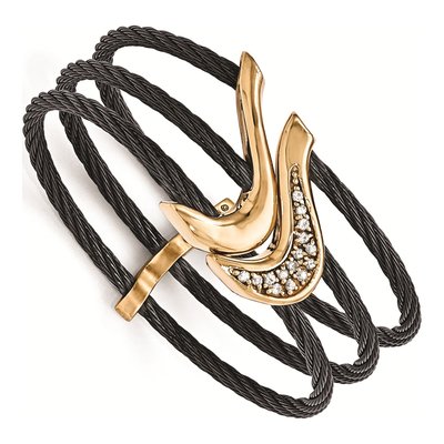 Titanium Black Cuff Bracelet