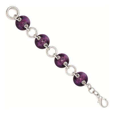 Titanium & Sterling Silver Anodized Bracelet – view 2