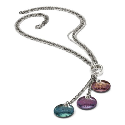 Titanium & Sterling Silver Black Necklace – view 5