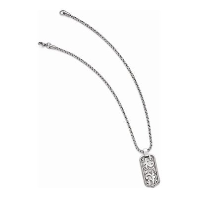 Titanium Dog Tag Pendant Necklace – view 2