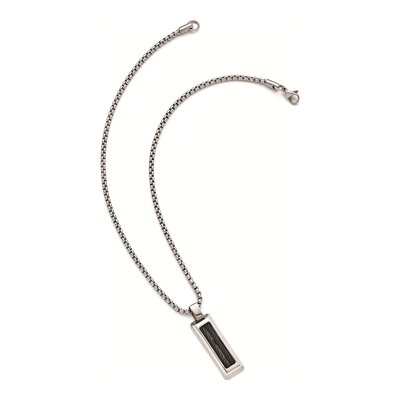 Titanium Memory Cable Pendant Necklace – view 2