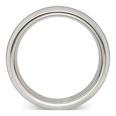 Titanium 8mm Blue Anodized Wedding Band – view 3
