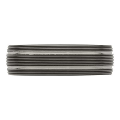 Titanium 7mm Black Grooved Wedding Band – view 4