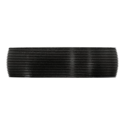 Titanium 6mm Black Domed Wedding Band – view 5