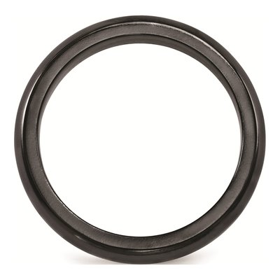 Black Titanium 4mm Polished Band – view 2