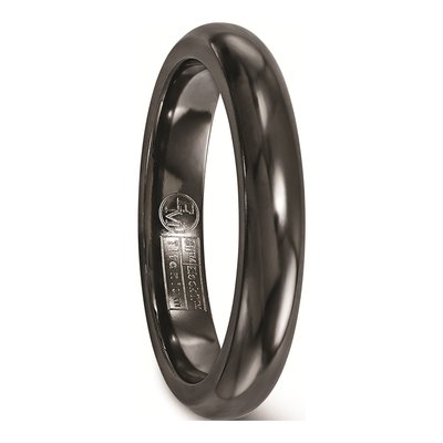 Black Titanium 4mm Polished Band – view 4