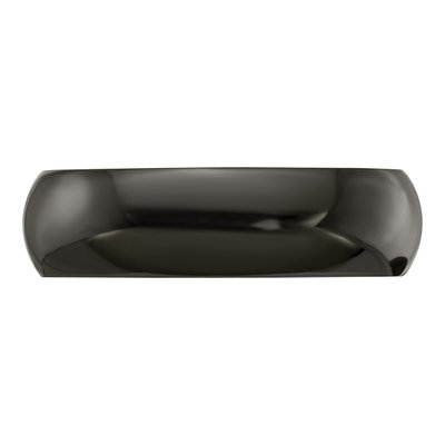 Titanium 7mm Black Domed Comfort-Fit Band – view 3