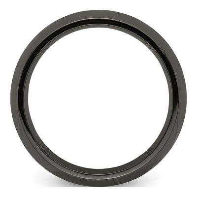 Titanium Black 8mm Domed Band – view 3