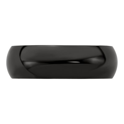 Titanium Black 8mm Domed Band – view 4
