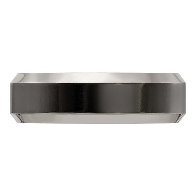 Titanium 7mm Black Grey Comfort-Fit Band – view 3