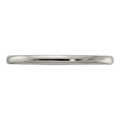 Titanium 2mm Half Round Comfort-Fit Band – view 4