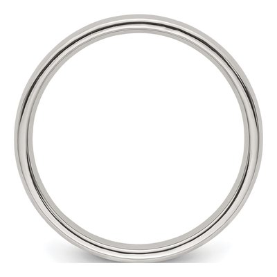 Titanium 3mm Half Round Comfort-Fit Band – view 3