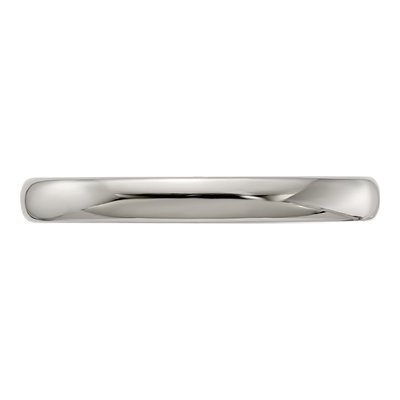 Titanium 3mm Half Round Comfort-Fit Band – view 4