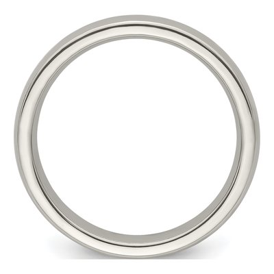 Titanium 4mm Half Round Comfort-Fit Band – view 3