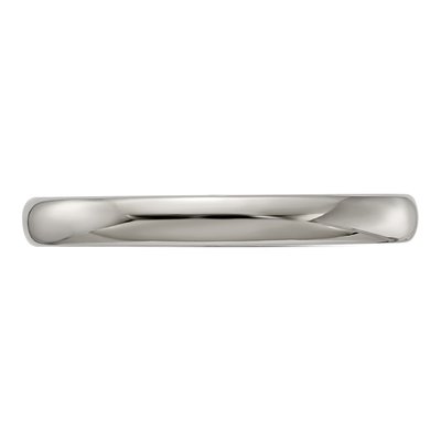 Titanium 4mm Half Round Comfort-Fit Band – view 4