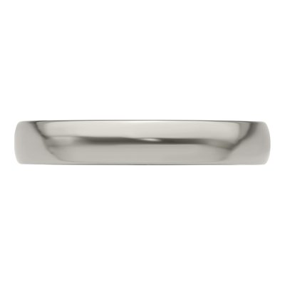 Titanium 4mm Half Round Comfort-Fit Band – view 5