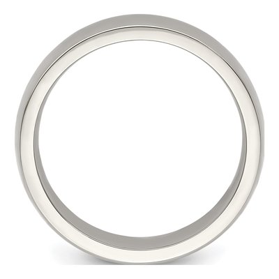 Titanium 7mm Polished Band Ring – view 3