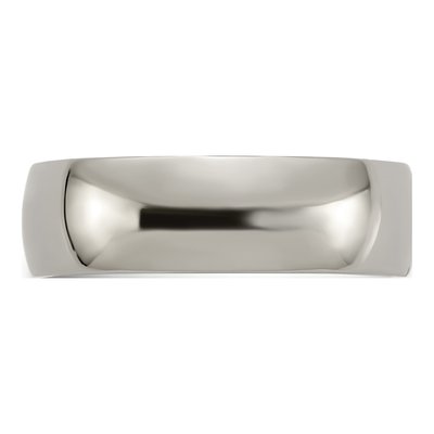 Titanium 7mm Polished Band Ring – view 4