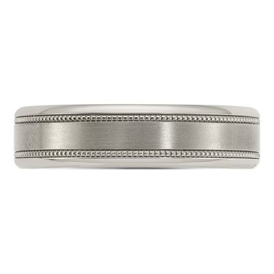 Titanium Milgrain Band – view 4