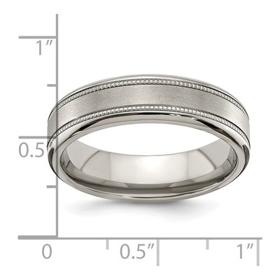 Titanium Milgrain Band – view 6