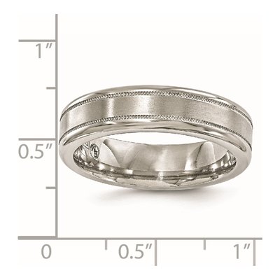 Titanium Milgrain Band – view 7