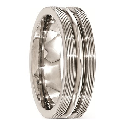 Titanium 7mm Wedding Band – view 6
