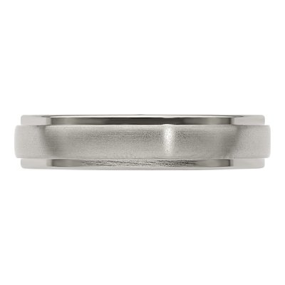 Men's Titanium 5mm Step Edge Comfort-Fit Band – view 5