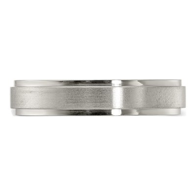 Men's Titanium 5mm Step Edge Comfort-Fit Band – view 4