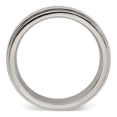 Titanium 6mm Step Edge Band – view 3