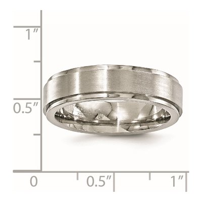 Titanium 6mm Step Edge Band – view 7