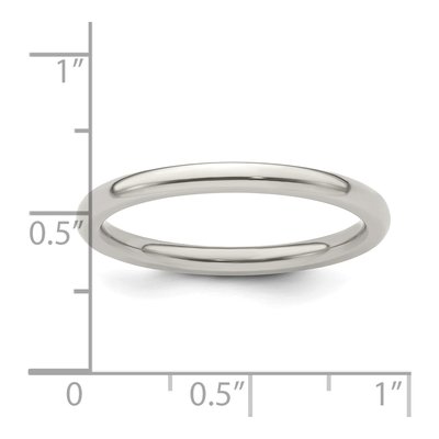 Titanium 2mm Domed Comfort-Fit Band – view 6