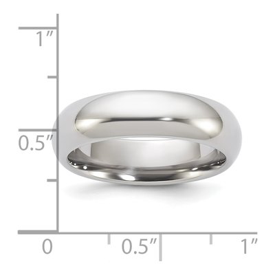 Titanium 6mm Comfort-Fit Wedding Band – view 7