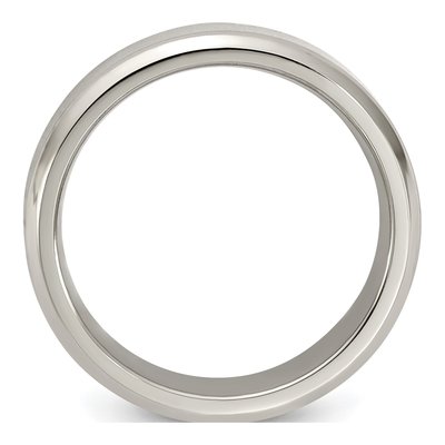 Men's Titanium 5mm Beveled Comfort-Fit Band – view 3