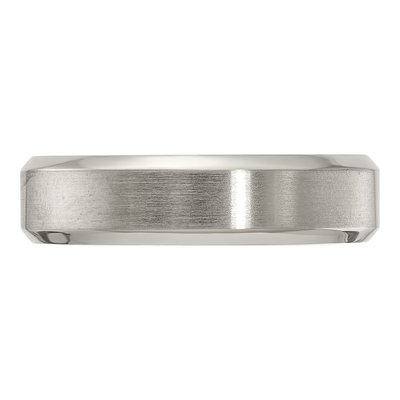 Titanium 6mm Beveled Comfort-Fit Band – view 4
